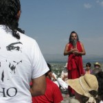 swami rajneesh on vertical sky